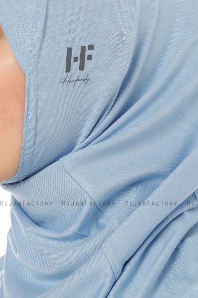 Hanfendy Cross Logo - Hijab One-Piece Bleu Clair