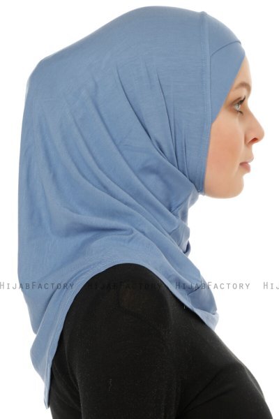 Hanfendy Cross Logo - Hijab One-Piece Indigo