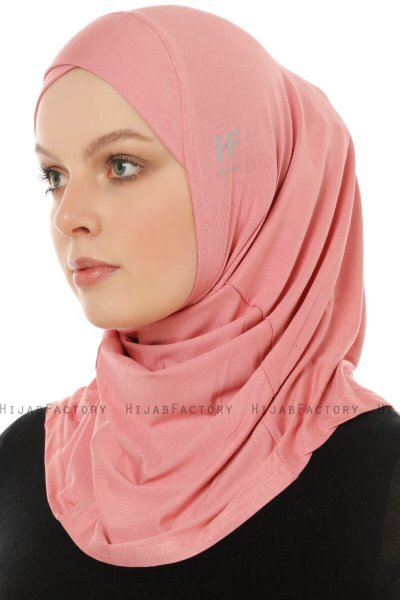 Hanfendy Cross Logo - Hijab One-Piece Rose Foncé