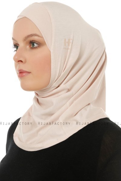 Hanfendy Cross Logo - Hijab One-Piece Poudre