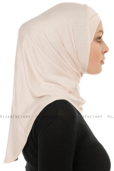 Hanfendy Cross Logo - Hijab One-Piece Poudre