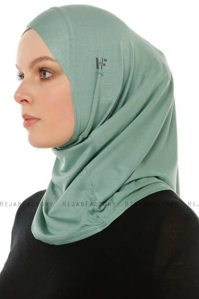 Hanfendy Cross Logo - Hijab One-Piece Vert