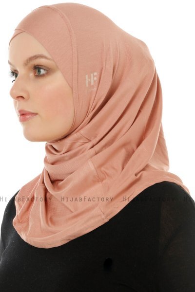 Hanfendy Cross Logo - Hijab One-Piece Peanut