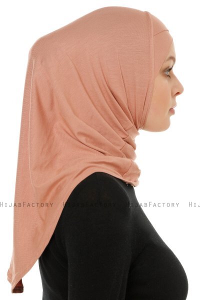 Hanfendy Cross Logo - Hijab One-Piece Peanut