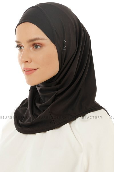 Micro Plain - Hijab One-Piece Noir