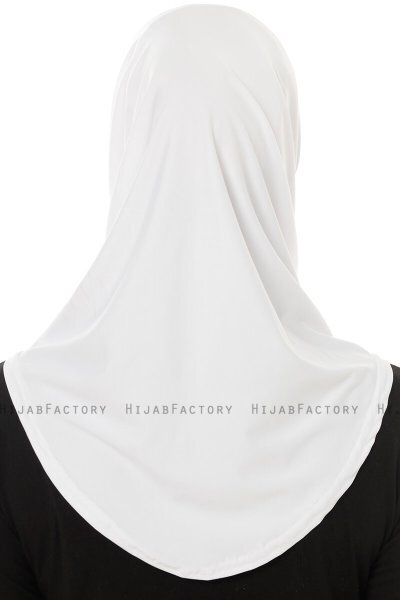 Micro Plain - Hijab One-Piece Blanc