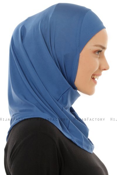 Micro Plain - Hijab One-Piece Indigo