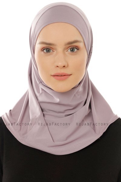 Micro Plain - Hijab One-Piece Violet Clair