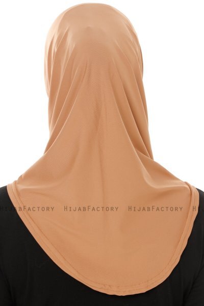 Micro Plain - Hijab One-Piece Caramel