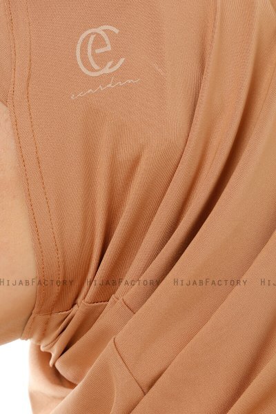 Micro Plain - Hijab One-Piece Caramel