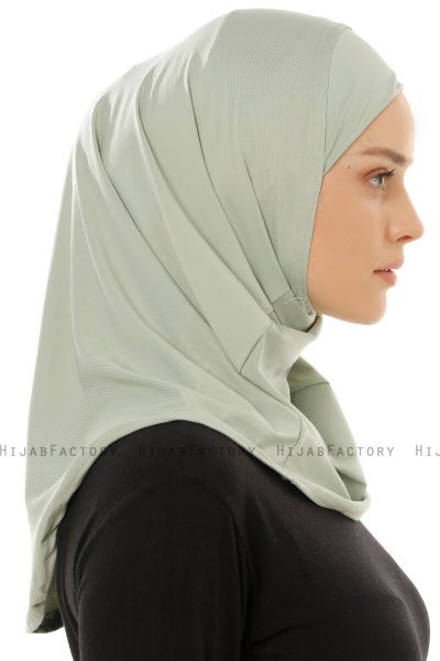 Micro Plain - Hijab One-Piece Vert