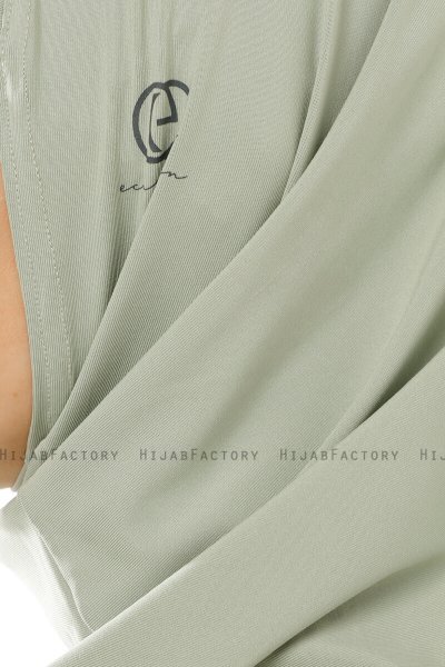 Micro Plain - Hijab One-Piece Vert