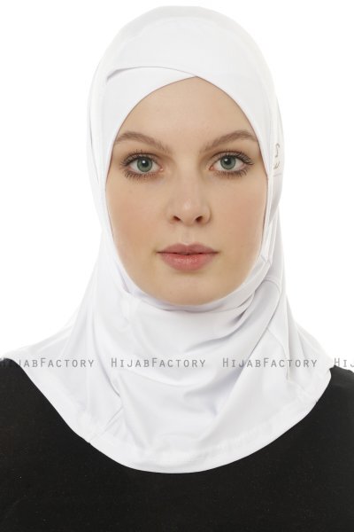 Micro Cross - Hijab One-Piece Blanc