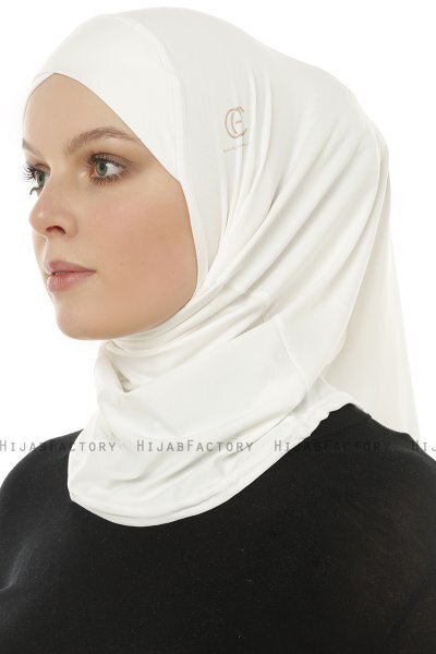 Micro Cross - Hijab One-Piece Crème