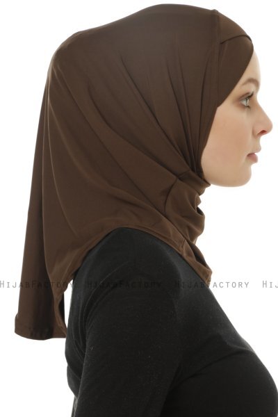 Micro Cross - Hijab One-Piece Marron