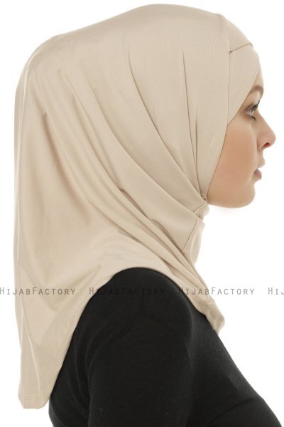 Micro Cross - Hijab One-Piece Taupe Clair