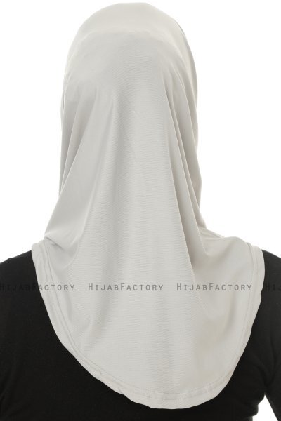 Micro Cross - Hijab One-Piece Gris Clair