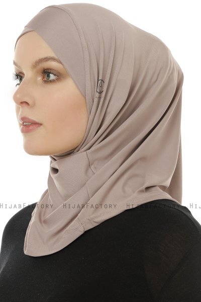 Micro Cross - Hijab One-Piece Gris Pierre