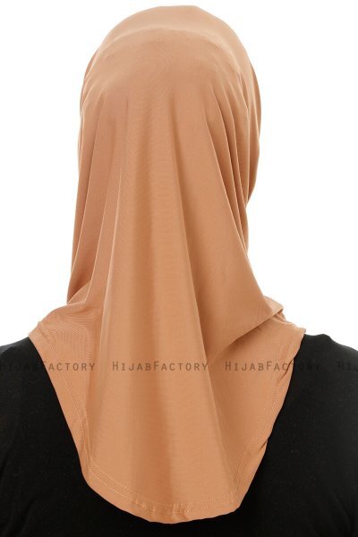 Micro Cross - Hijab One-Piece Caramel