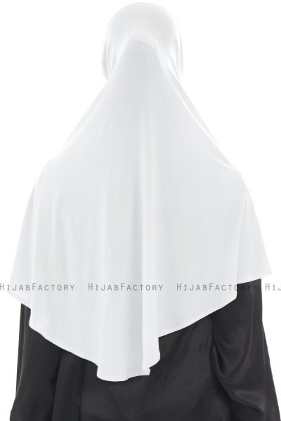 Ajda - Hijab Zip Blanc