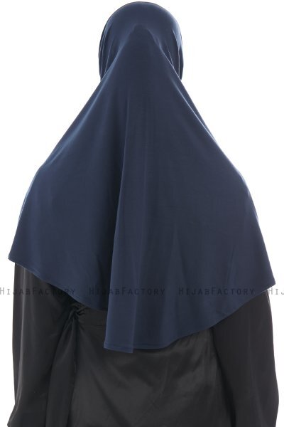 Ajda - Hijab Zip Bleu Marin