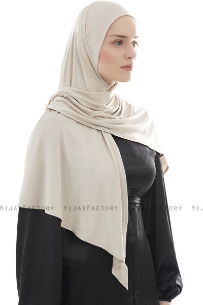 Ajda - Hijab Zip Taupe Clair