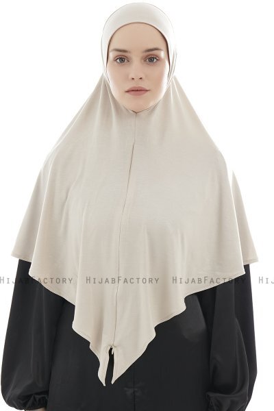 Ajda - Hijab Zip Taupe Clair
