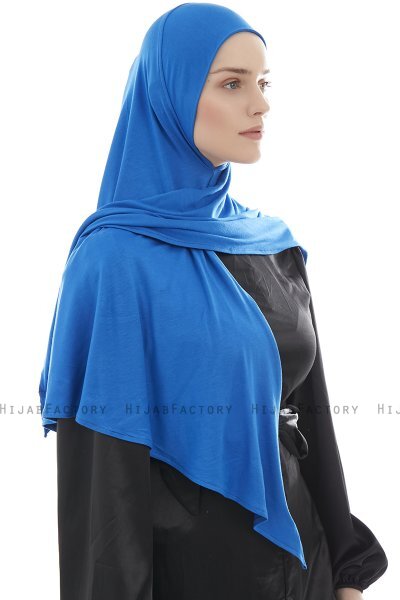 Ajda - Hijab Zip Bleu