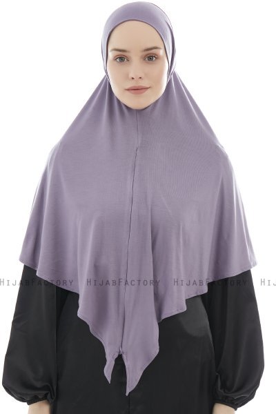 Ajda - Hijab Zip Violet Foncé
