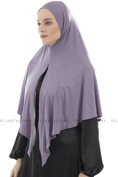 Ajda - Hijab Zip Violet Foncé