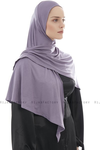 Ajda - Hijab Zip Violet Foncé