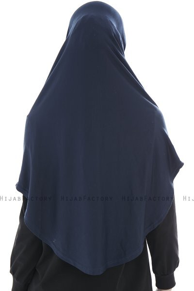 Roxelana - Hijab Al Amira Bleu Marin Longue