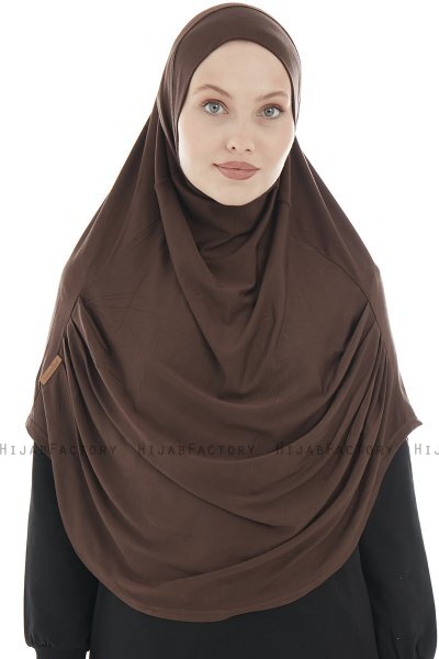 Roxelana - Hijab Al Amira Marron Longue