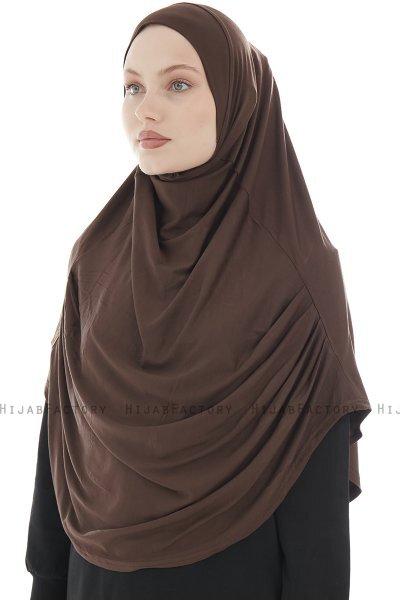 Roxelana - Hijab Al Amira Marron Longue