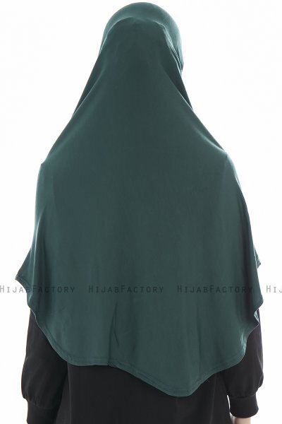 Roxelana - Hijab Al Amira Vert Foncé Longue