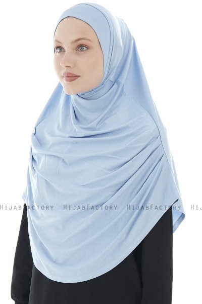 Roxelana - Hijab Al Amira Bleu Clair Longue