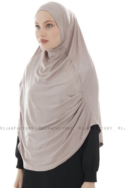 Roxelana - Hijab Al Amira Gris Pierre Longue