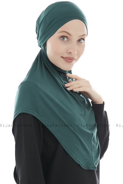 Sefa - Hijab Al Amira Vert Foncé One-Piece