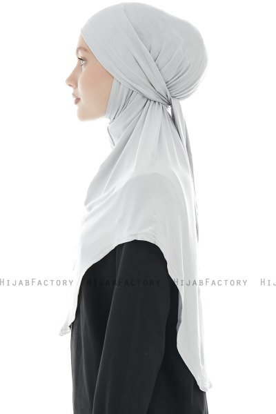 Sefa - Hijab Al Amira Gris Clair One-Piece