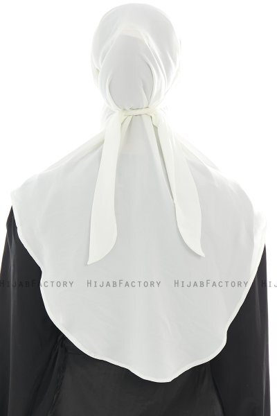 Ebrar - Hijab Al Amira Crepe Chiffon Creme