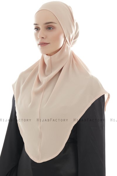 Ebrar - Hijab Al Amira Crepe Chiffon Beige