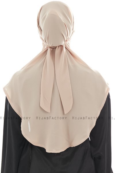Ebrar - Hijab Al Amira Crepe Chiffon Beige