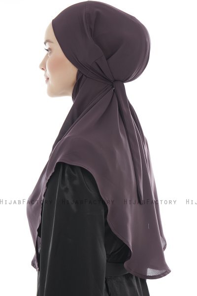 Ebrar - Hijab Al Amira Crepe Chiffon Violet