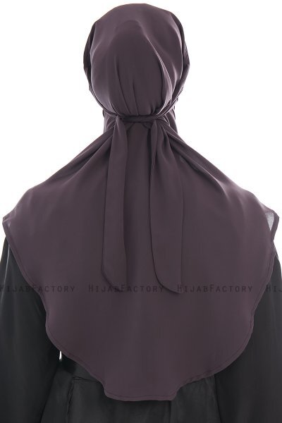 Ebrar - Hijab Al Amira Crepe Chiffon Violet