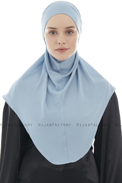 Ebrar - Hijab Al Amira Crepe Chiffon Bleu Clair