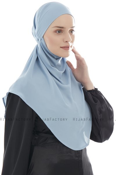 Ebrar - Hijab Al Amira Crepe Chiffon Bleu Clair