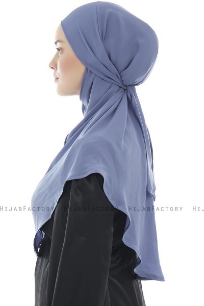 Ebrar - Hijab Al Amira Crepe Chiffon Indigo