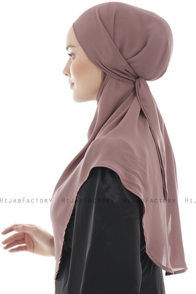 Ebrar - Hijab Al Amira Crepe Chiffon Prune