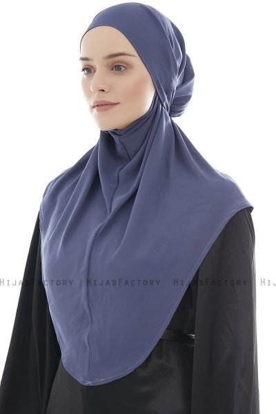 Ebrar - Hijab Al Amira Crepe Chiffon Royal Blue