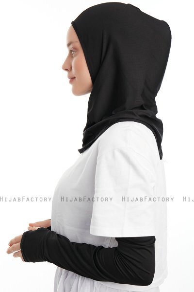 Bayda - Pro Sport Hijab Set Noir